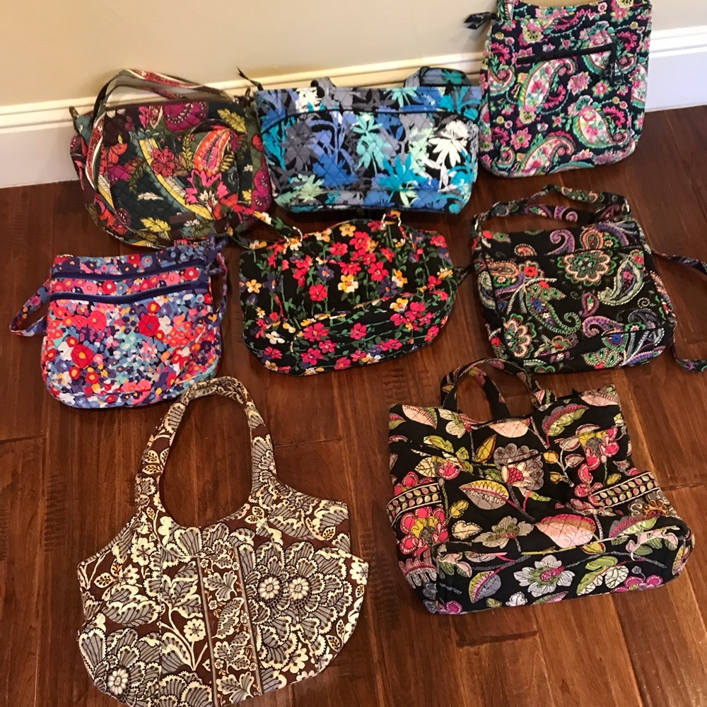 Lot of 8 Vera Bradley Purses